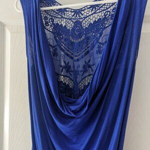Deep blue tank top from Venus